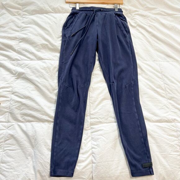 Alphalete Identity Joggers Navy Blue Women’s Size Small Tapered Sweatpants - Picture 5 of 5